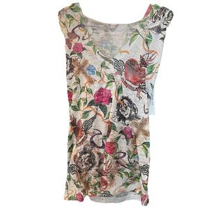 NWT Vintage Y2K Witness Hood Hoodie Sleeveless T-Shirt Tattoo Sublimation Large